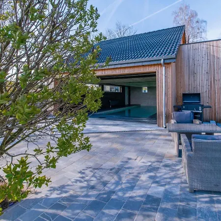 Cosy Holiday Home In Polleur With Pool, Jacuzzi And Sauna בית נופש Polleur